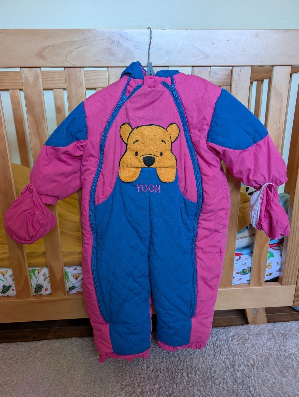 Vintage Winnie The Pooh Snowsuit 24m